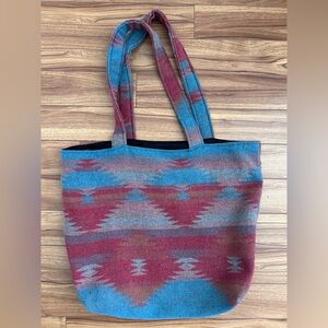 Coral Everyday Indigenous Tote Bag by Minitipi
